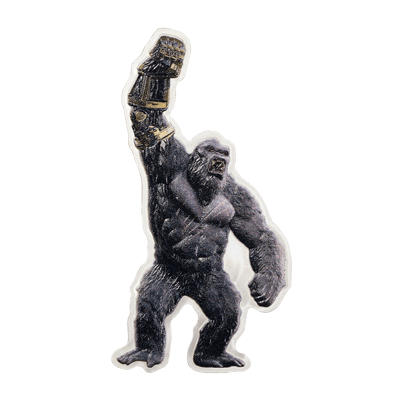 A picture of a Pièce d’argent de 1 oz à l’effigie de King Kong – Le nouvel empire